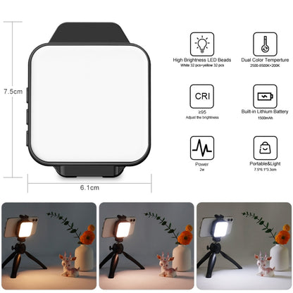 VLOGLITE W66 para joyería de alimentos, luz fotográfica de bolsillo, luz de relleno para teléfono con abrazadera