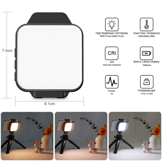 VLOGLITE W66 para joyería de alimentos, luz fotográfica de bolsillo, luz de relleno para teléfono con abrazadera
