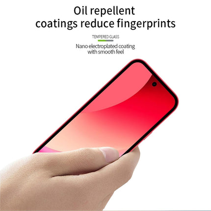 For Google Pixel 10a MOFI Protector de Pantalla Cristal Templado 9H 2.5D Negro