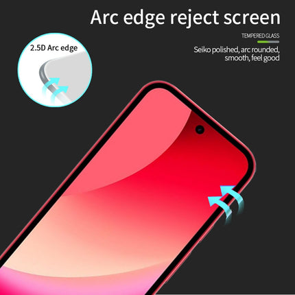 For Google Pixel 10a MOFI Protector de Pantalla Cristal Templado 9H 2.5D Negro