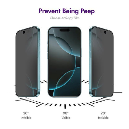 Enkay Hat Prince 28 Grados Vidrio Templado Privacidad iPhone 15