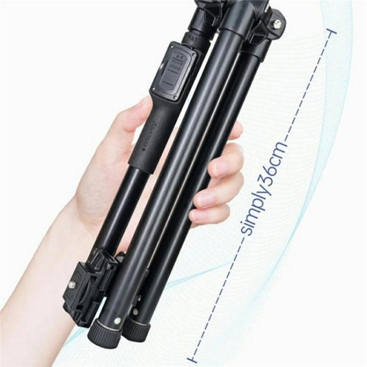 YUNTENG UT-360N Trípode para Cámara y Smartphone Altura 36-168 cm