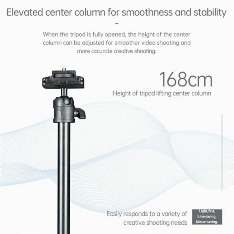 YUNTENG UT-360N Trípode para Cámara y Smartphone Altura 36-168 cm