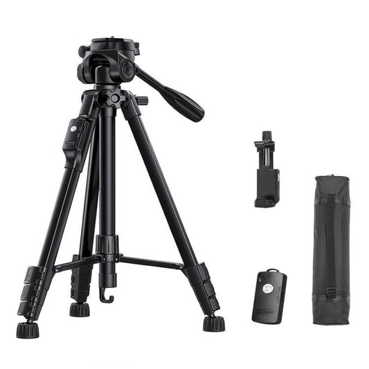 YUNTENG VCT-669 Trípode para Smartphone Altura Ajustable