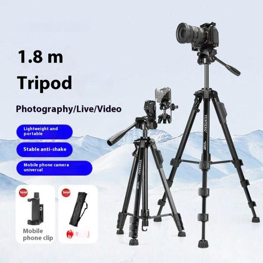 YUNTENG VCT-669 Trípode para Smartphone Altura Ajustable