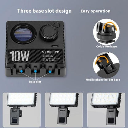 VLOGLITE K10RGB Luz Cámara LED 20 Modos Dinámicos Portátil