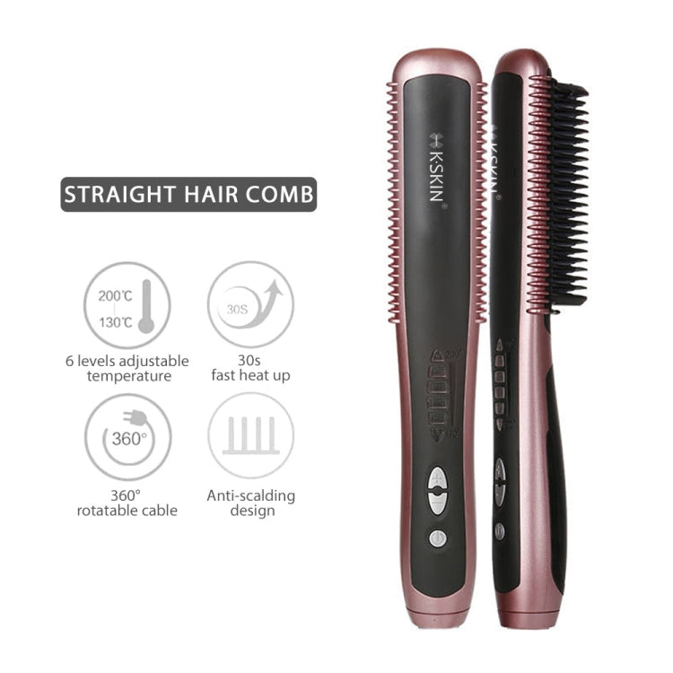 K-SKIN KD388A Peine Alisador Cerámico Calentamiento 30s