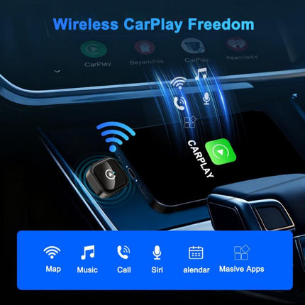 M62 M62 Automóvil CarPlay Android Auto Wireless Converter 2 en 1 Conexión