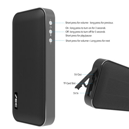AEC BT-205 Altavoz Inalámbrico Bluetooth Sonido 10W