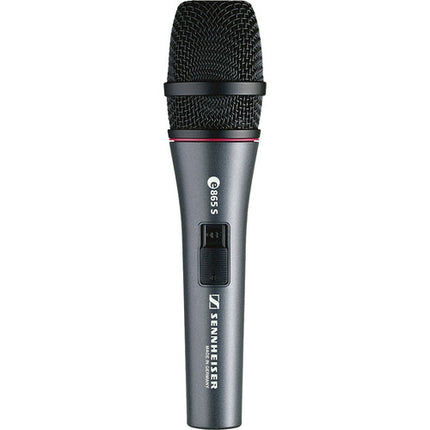 Sennheiser e 865S Micrófono de Condensador Supercardioide con Soporte y Cable XLR