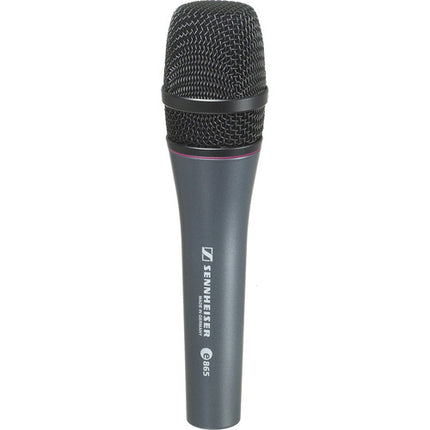 Sennheiser E 865 Micrófono de Condensador con Soporte Trípode y Cable XLR 25ft