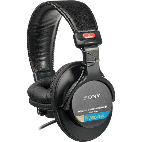 Sony MDR-7506 Auriculares con Almohadillas de Piel de Oveja y Estuche de Viaje