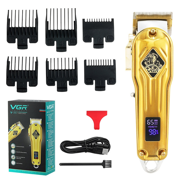 VGR V-267 Cortapelos 5 Velocidades Diseño Metálico Cuerpo
