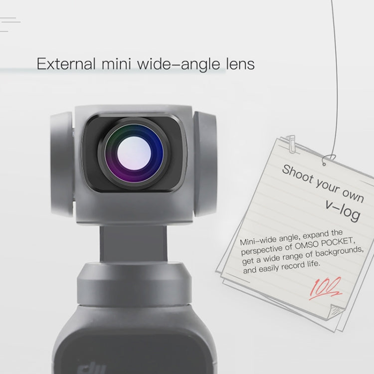 DJI Pocket 2 Osmo Pocket Lente Magnética De Aumento 110 Grados Campo De Visión