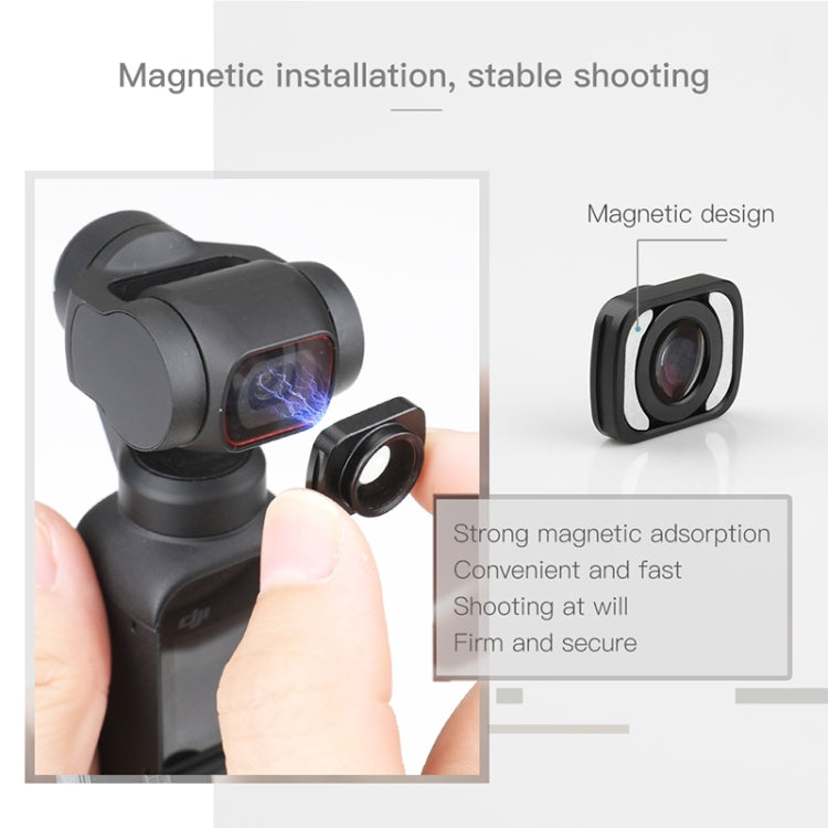 DJI Pocket 2 Osmo Pocket Lente Magnética De Aumento 110 Grados Campo De Visión