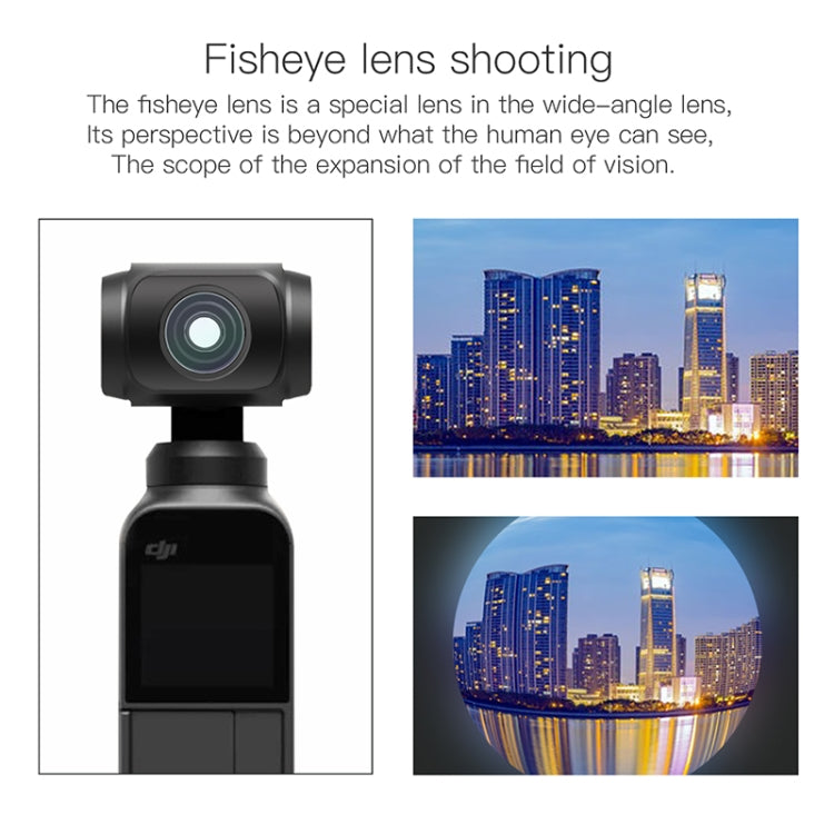 DJI Pocket 2 Osmo Pocket Lente Magnética De Aumento 110 Grados Campo De Visión