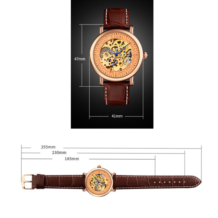Skmei 9229 Reloj Esqueleto Automático Hombre Negocios