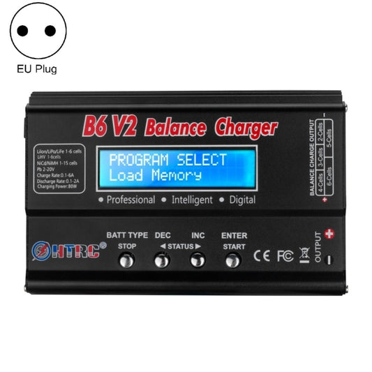 HTRC B6 V2 Cargador de Equilibrio LiPo Detecta Celdas