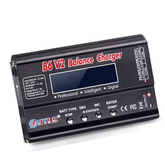 HTRC B6 V2 Cargador de Equilibrio LiPo Detecta Celdas