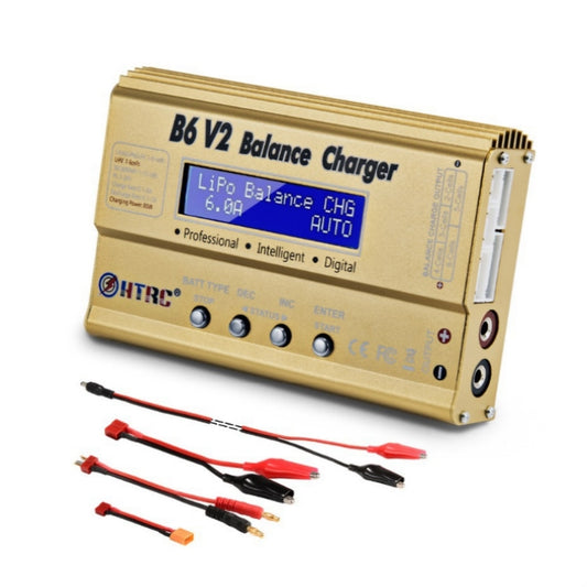 HTRC B6 V2 Cargador Balance Para Baterías RC Autodetección