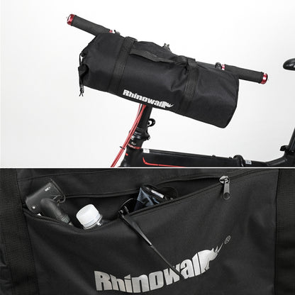 Bolsa de transporte para bicicleta plegable Rhinowalk, bolsa de transporte para bicicleta eléctrica de 26 pulgadas