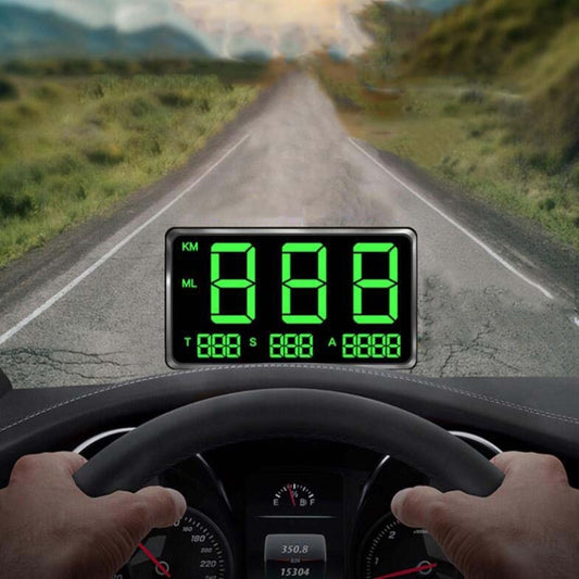 Kingneed C80 HUD Pantalla Frontal Coche GPS Alarma Velocidad