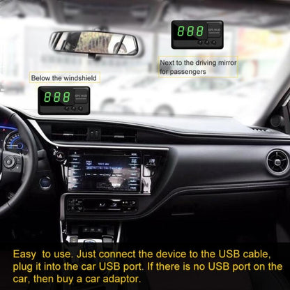 Kingneed C60 HUD Head Up Display GPS Alarma de Velocidad