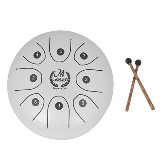 Meibeite CTune Tambor Lengua 5,5 Pulgadas Acero Inoxidable