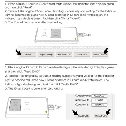 JAKCOM CD2 Lector De Tarjetas RFID ICID Copiar Tarjetas