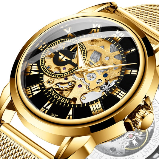 FNGEEN 0020 Reloj Mecánico Hombre Mujer Doble Cara Negocios
