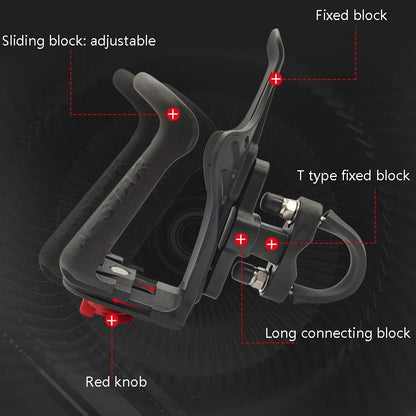 N Star NPH-W1 Portavasos para Bicicleta Acero Inoxidable
