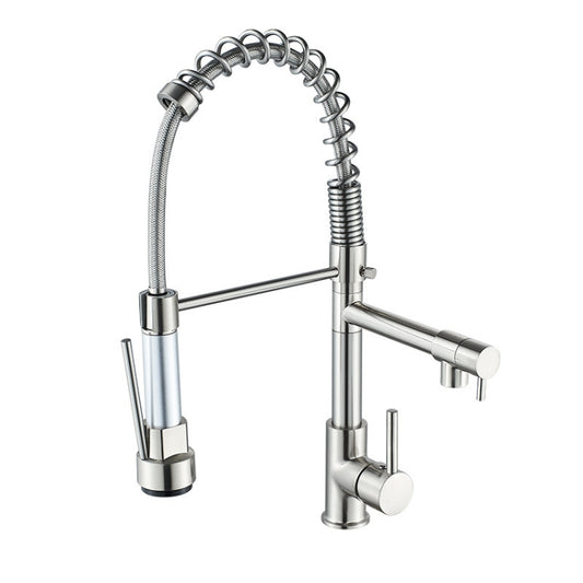 AquaNova DS01Pro Grifo Cocina Giratorio Doble Salida