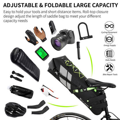 West Biking Bolsa Para Bicicleta Trasera Impermeable 10L