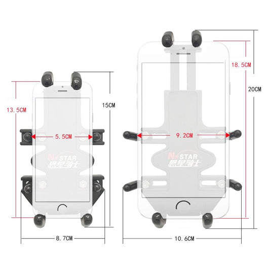 NSTAR NJN002 Soporte Móvil Antirrobo Universal Motocicleta