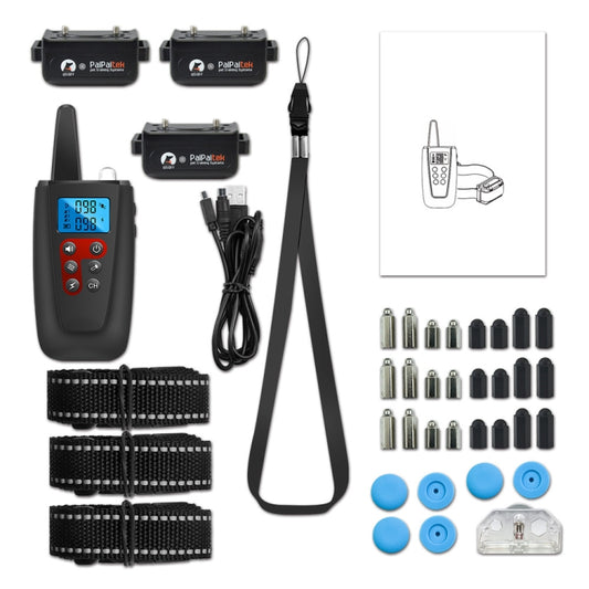 PaiPaitek PD526-3 Collar Entrenamiento Perros Control Remoto
