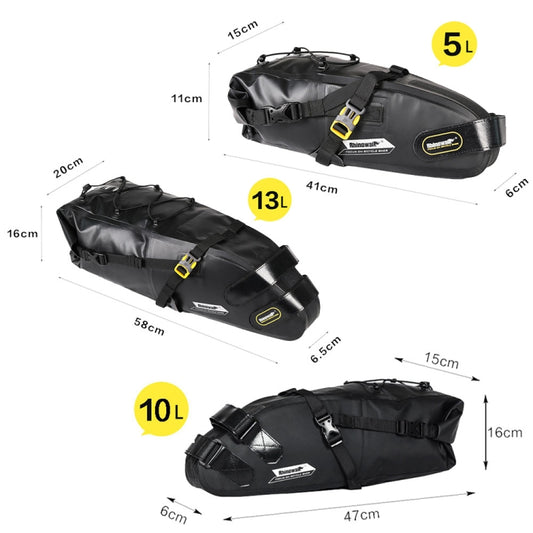 Rhinowalk RK19511 Bolsa Sillín Impermeable Gran Capacidad