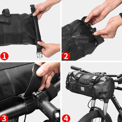 SAHOO 11L Bolsa Delantera De Bicicleta Ampliada Impermeable