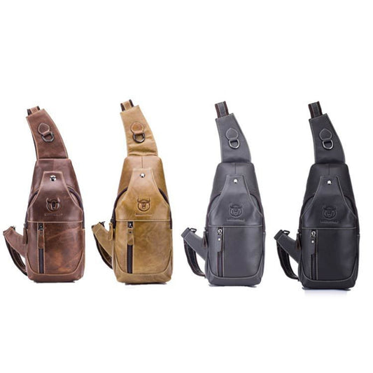 BULL CAPTAIN 019 Bolso Hombro Bandolera Cuero Vacuno Retro