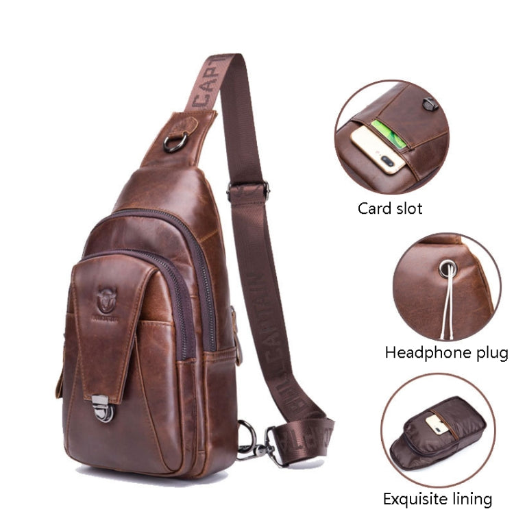 BUFF Captain 110 Bolso Cuero Primera Capa Gran Capacidad