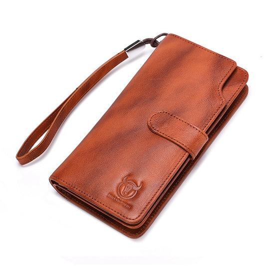 Bull Captain 028 Cartera Hombre Piel Vaca Hebilla Larga