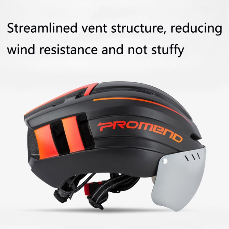 PROMEND TK-12H15 Casco Gafas Magnéticas Luz De Advertencia