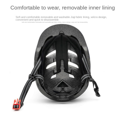 Promend 12H19 Casco Motocicleta Medio Con Luz Trasera USB