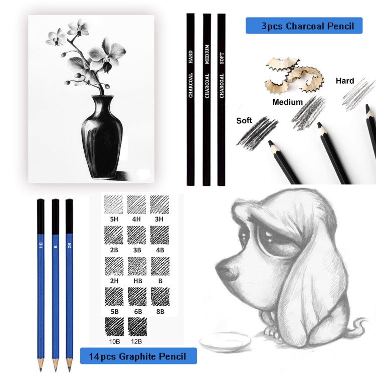 KALOLR YW-PC083 83 En 1 Herramienta De Dibujo Portátil