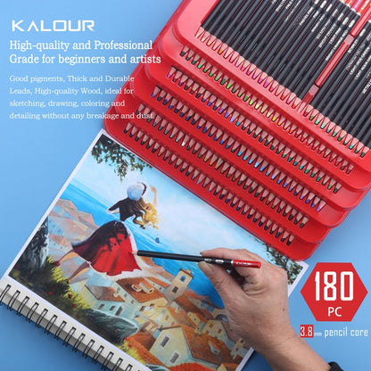 Kalour 180 Colores Lápices de Colores para Arte Profesional