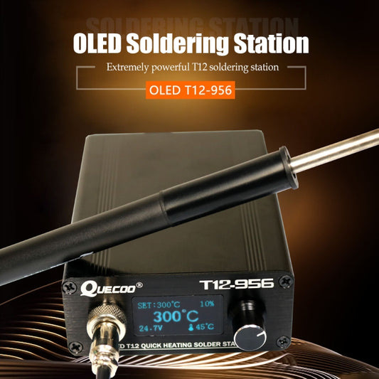 QUECOO T12-956 Estación De Soldadura Pantalla 1.3 Pulgadas