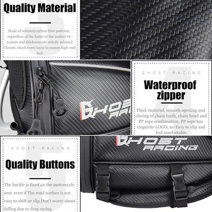 Ghost Racing GR-CWB04 Bolsa para Motocicleta Gran Capacidad 9L