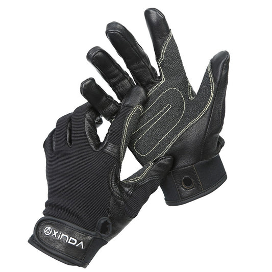 XINDA H-ST01 Guantes De Caída De Cuerda Cuero Suave
