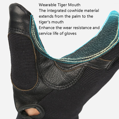XINDA H-ST01 Guantes De Caída De Cuerda Cuero Suave