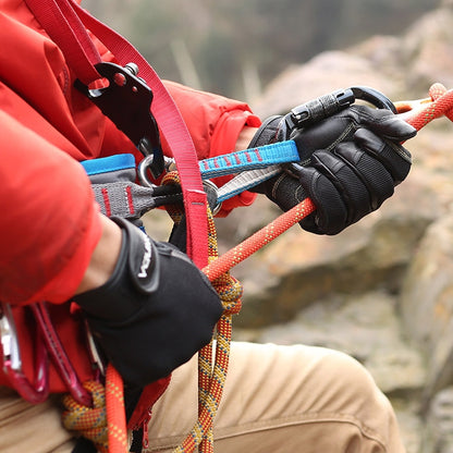 XINDA H-ST01 Guantes De Caída De Cuerda Cuero Suave