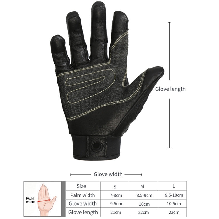 XINDA H-ST01 Guantes De Caída De Cuerda Cuero Suave